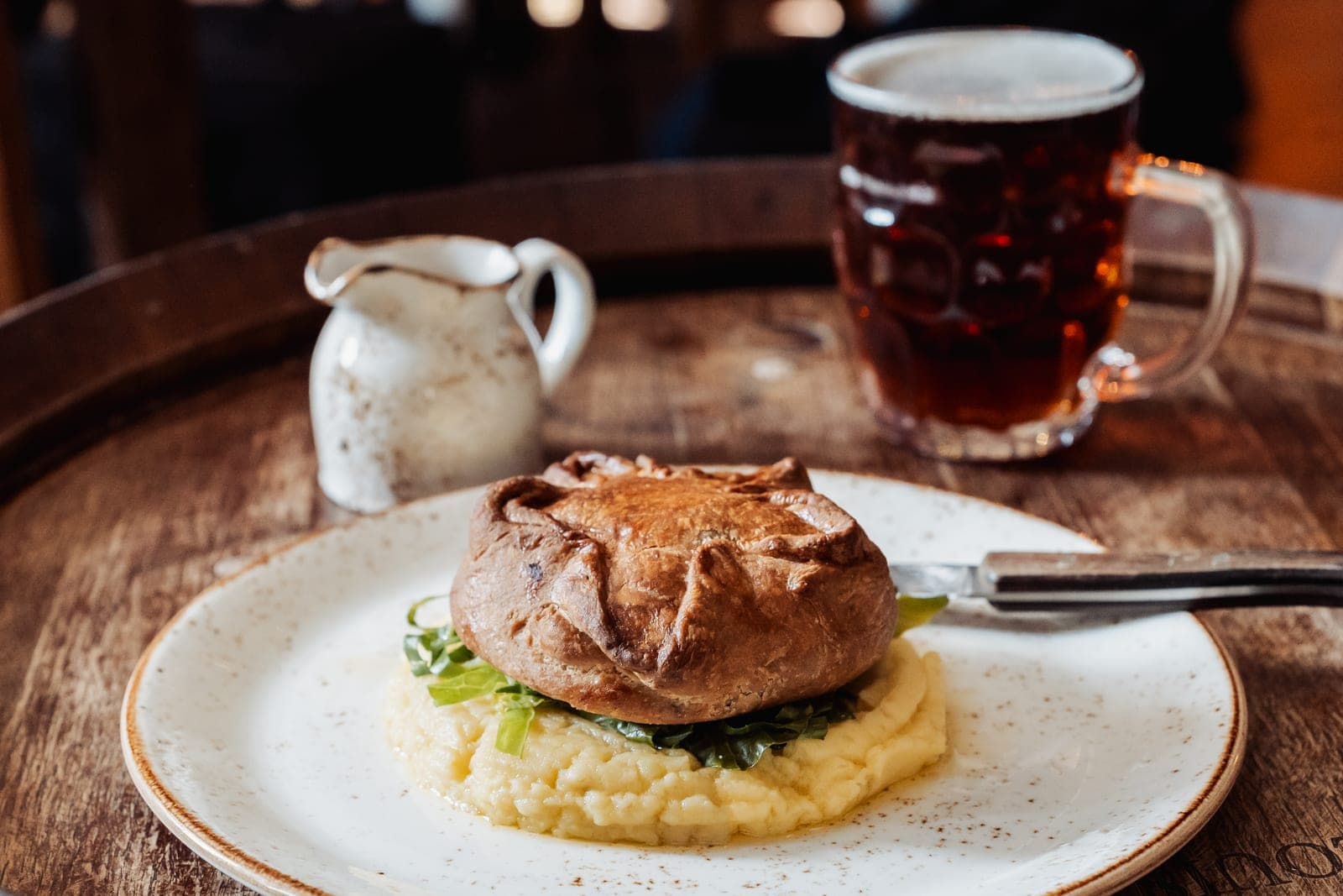 A Sunday lunch dish at The Bull